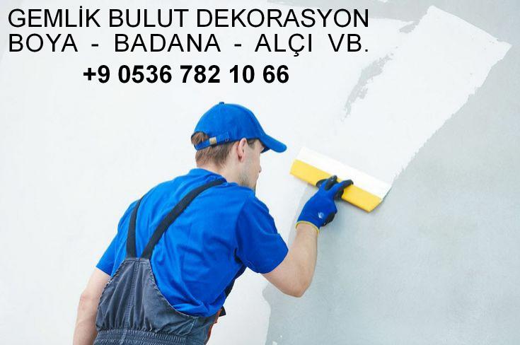 GEMLİK BOYA BADANA ALÇI USTASI