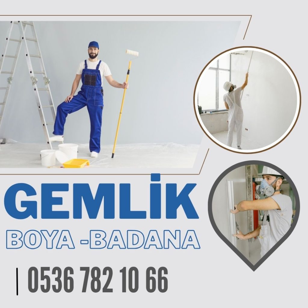 Gemlik boya badana ustası arıyorum